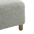 thumbnail image 4 of GDF Studio Elegant Upholstered Ottoman with Foam Cushion, Grey, 4 of 8