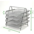 thumbnail image 3 of Gseagtia Desk Organizer with Sliding Trays for Letters, Documents, Mail, Files, Paper,, 3 of 7