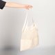 thumbnail image 3 of GOOHOCHY Bolsa De Malla De Beige Reutilizable Para Con Asas Gran Capacidad Y Patchwork, 3 of 7