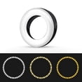 thumbnail image 2 of XINBAOHONG Selfie Ring Light Rechargeable Portable Clip-on Selfie Fill Light with 40 LED for Smart Phone Photography, Camera Video, Girl Makes up, 2 of 5