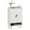 White, variant on HOMCOM Narrow Shoe Cabinet for Entryway Shoe Storage Cabinet Natural