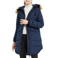 thumbnail image 1 of Orolay Womens Winter Down Jacket Slim Fit Down Jackets Long Sleeve Thicken Puffer Jackets Navy M, 1 of 5
