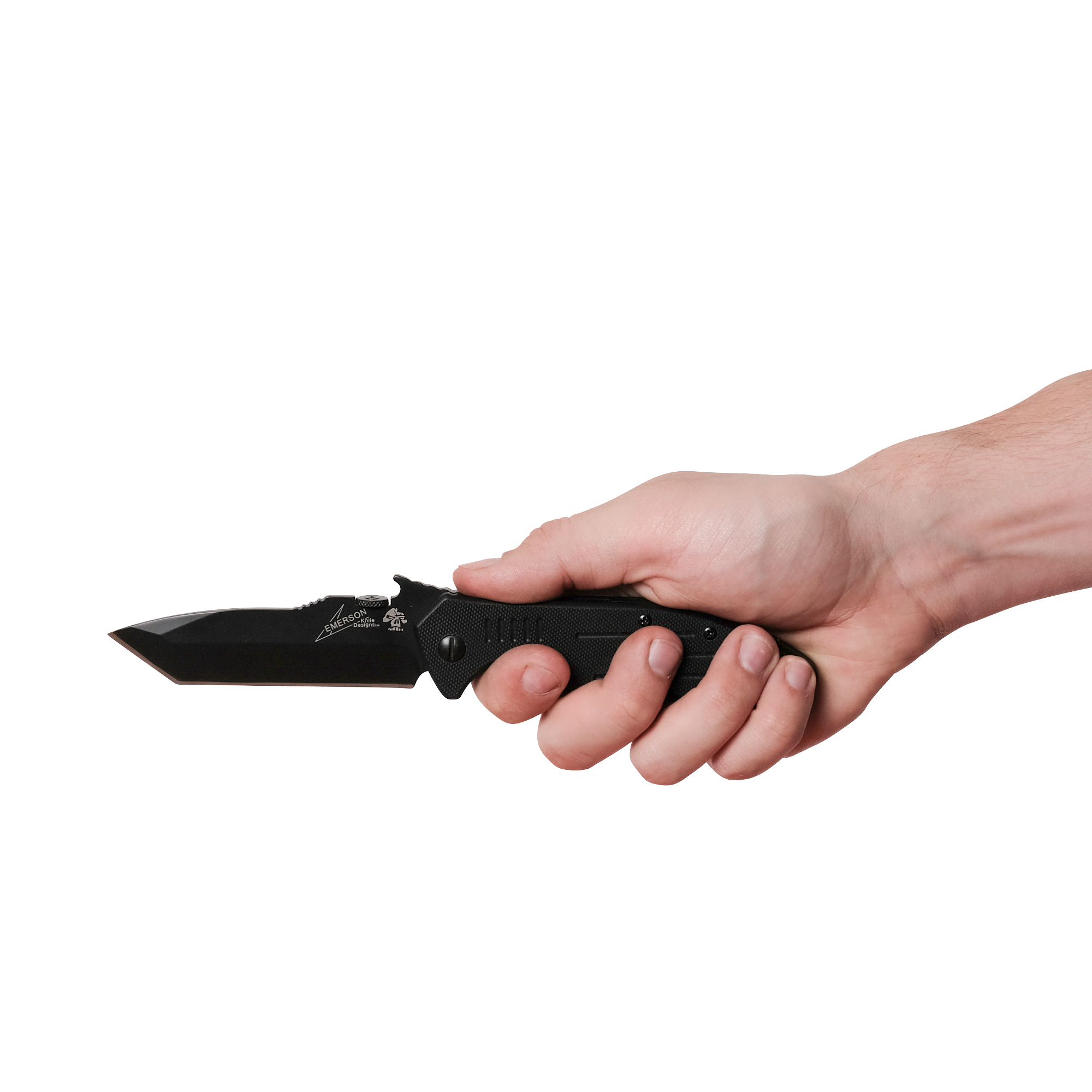 Kershaw Emerson Cqc-8K Pocket Knife, 3.5 Inch Folding Blade, (6044TBLK)