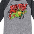 thumbnail image 3 of Teenage Mutant Ninja Turtles - Raph - Toddler & Youth Raglan Graphic T-Shirt, 3 of 4