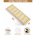thumbnail image 6 of Ginger Gray Stair Treads Non Slip for Steps Stripe Minimalist Vertical Stripes Modern Art 4 Pcs Reusable Adhesive Stair Runner Mats for Dogs Elders Carpet Treads Rugs for Staircase 8x30 In, 6 of 7