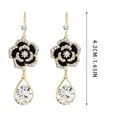 thumbnail image 4 of Xihbxyly Pendientes Brillantes, Diseño de Aro Único con Elegante Piedra de Pino, Elegante Accesorio de Moda para Fiestas, Uso Diario, Hermoso Regalo para Mujeres, Recordatorio de Fuerza Interior., 4 of 7