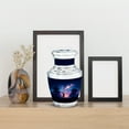thumbnail image 4 of MUKTIVE Telescope Funeral Urns for Dad Ashes, Memorial Blue Keepsake Urns for Adult Male & Female, Decorative Child Urn, Mini Cremation Urn, 3 Inch, 4 of 7