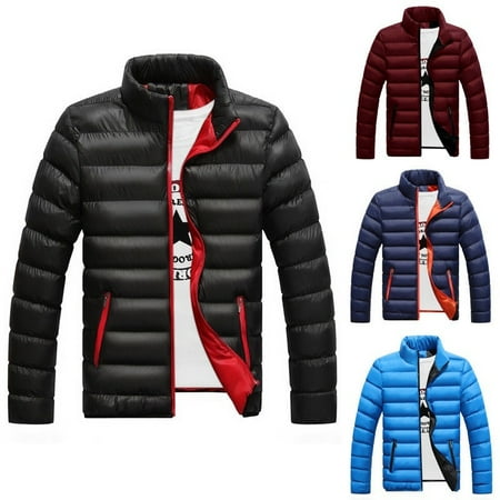 Men´s Winter Warm Padded Down Jacket Ski Jacket Snow Coat (Best Helly Hansen Ski Jacket)