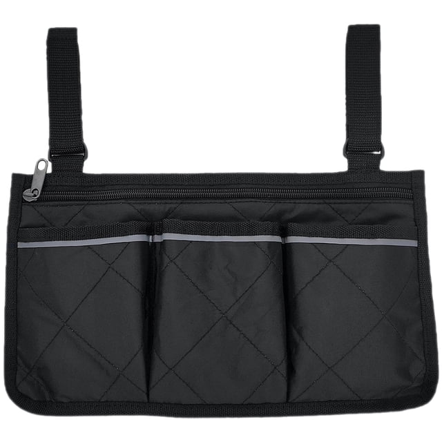 SHISUYAN Sac pour Fauteuil Roulant Organisateur Latéral Sac de Rangement Suspendu avec Bande Réfléchissante