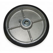 Wesco Wheel,8x2 In,Mold On Rubber 052868