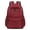 Z9-Wine, variant on FUZHIQ School Bag Solid Color Multi Pocket Padded Shoulder Straps Durable Bookbag for Elementary Middle Back to School, Navy