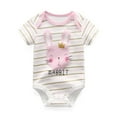 thumbnail image 5 of Zavbaby Baby Boy Girl Cotton Short Sleeve Bodysuits,5-Pack,Sizes 0-12M, 5 of 11