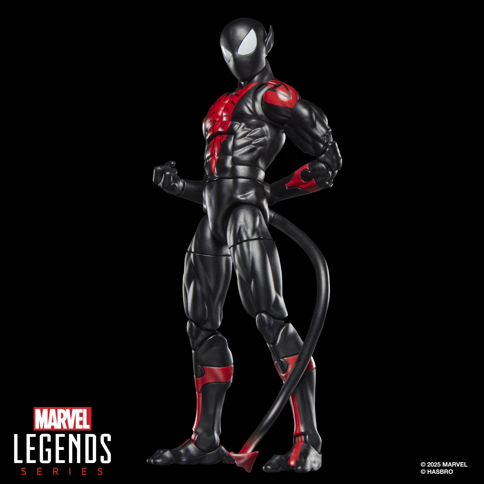 Marvel Legends Series Uncanny Spider-Man (Nightcrawler), Retro Cardback Comics Action Figure