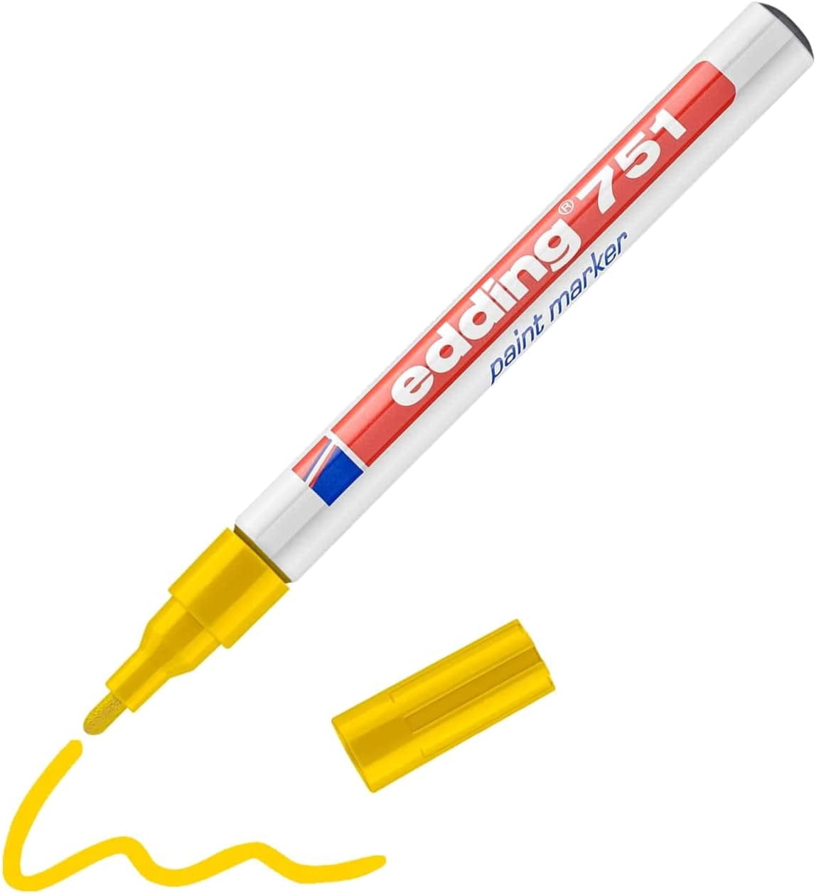 EDDING - Medium Bullet Tip Paint Marker - Yellow