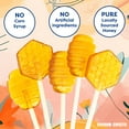 Natural Organic Honey Lollipops, 16 Pieces, 1.2 inch Diameter PURE Honey Pops, No