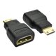 thumbnail image 1 of Gwong Electrónica 1 PC 1080P HDTV MINI HDMI-Compatible con HDMI Tipo C A HDMI-Compatible Femenino Tipo A Conector Adaptador, 1 of 6