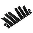 thumbnail image 4 of Side Window Pillar Post Trim,  PC 10pcs 4D Style Pillar Post Decal  for Car, 4 of 7