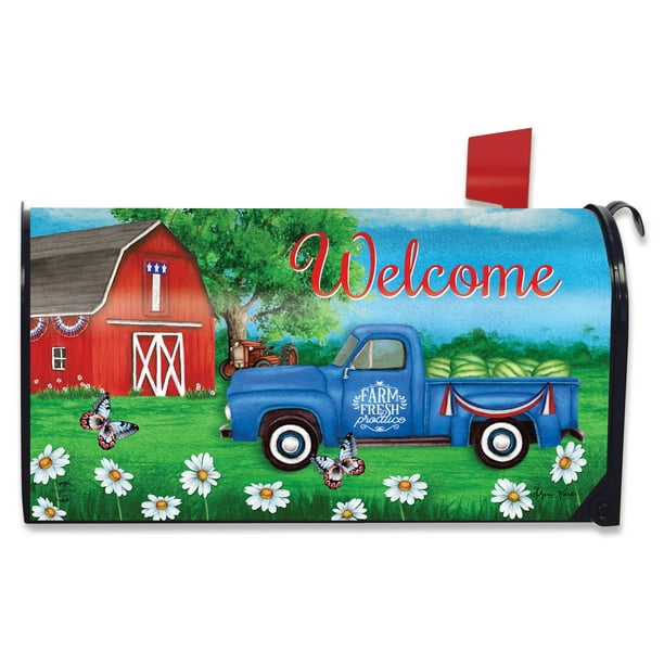 Sunshine Barn Summer Large Mailbox Cover Farm Oversized Briarwood Lane
