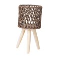 thumbnail image 2 of DYNWAVECA Planter Basket Plant Pot Stand Shelf Rack Handwoven Riser Display Flowerpot Holder for Potted Plant Home Corner Patio Outside 18x30cm Dia 15cm, 2 of 10