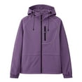 thumbnail image 4 of ZACPNCV Womens Winter Shell Jacket Wind and Water Resistant Reflective Details Fleece Lined for Snow Sports, 4 of 9