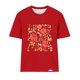 thumbnail image 3 of Tops Cortos para las Mujeres Blusas Impresas Manga Corta Cuello Redondo, Tops de Blusa para las Mujeres Primavera Verano Casual, 3 of 4