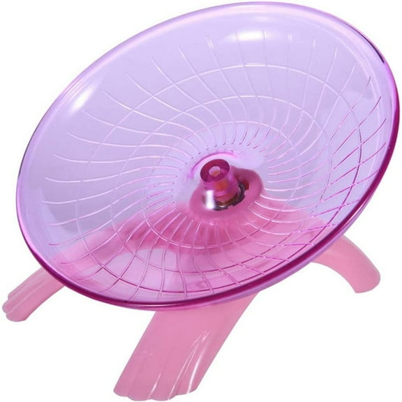 Sports Quiet Mouse Hedgehogs Squirrel Wheel Small Animal Hamster Accessories Exercise Roller Running Disc Toy Running Wheel Hamsters Wheel PINK