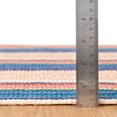 thumbnail image 2 of Dash & Albert Sloane Stripe Handwoven Cotton Rug, 5' x 8', Sunset, 2 of 7