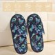 thumbnail image 2 of Fotbe Blue Butterfly Pantuflas Peludas para Mujer con Estampado, Zapatillas de Peluche, Zapatos de Invierno para Casa, Uso Interior y Exterior-Large, 2 of 8