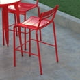 thumbnail image 3 of Emma + Oliver Stacking Armless Bar Height Stool, Red, 3 of 11