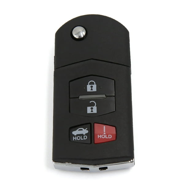 Nouveau Smart Flip Key Fob Shell Cas 4 Bouton pour Mazda 3 5 6 RX-8 CX-7 CX-9