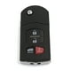 Nouveau Smart Flip Key Fob Shell Cas 4 Bouton pour Mazda 3 5 6 RX-8 CX-7 CX-9 – image 1 sur 1