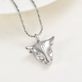 thumbnail image 4 of Personalized Bull Cremation Jewelry for Ashes Urn Necklace Lockets for Human Ashes Pendent for Ashes and Chain, 4 of 8