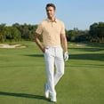 thumbnail image 5 of Men's Polo Shirts Buttons Casual Work T Shirts Quick Dry Short Sleeve Golf Shirt Outdoor Performance, S, 5 of 8