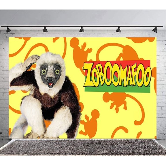Zoboomafoo Backdrop Banner Party Supplies Poster Movie Theme Background for Photography Birthday Decorations