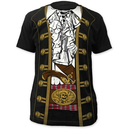 Pirate Jacket T-Shirt Jack Sparrow All Over Print Costume T-Shirt (Jack Sparrow Best Lines)