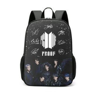BTS ARMY!! BTS BACKPACK K-POP V JUNGKOOK GALAXY comes With 3