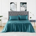 thumbnail image 1 of 3 PCS Bedding Sheets and Pillowcase Set Rayon Derived from Bamboo, Cool Sheets for Hot Sleepers, 1 of 7