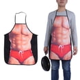 thumbnail image 4 of 3D Apron, Funny Cooking Apron, Durable 3D Portable For Kitchen Cooking Cafe Restaurant, 4 of 8