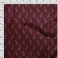 thumbnail image 3 of oneOone Tissu Viscose Georgette Imprimé Ikat Chat Tissu au Mètre 42 Pouces de Large, 3 of 4