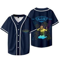 Addison Rae The Addison Tour Merch Baseball Jacket Tee Cosplay Unisex V-neck Short Sleeve T-Shirts