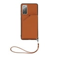 thumbnail image 3 of for Samsung Galaxy S20 FE Wallet Case with Card Holder Case with RFID Blocking Card Slots, Double Magnetic Clasp Durable Shockproof Kickstand Detachable Wrist Strap Cover,Brown, 3 of 6