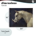 thumbnail image 4 of Stupell Industries Transitional Peaceful Meeting Horse & Butterfly Canvas Art, 20 x 16, by Svetlana Aleynikova, 4 of 8