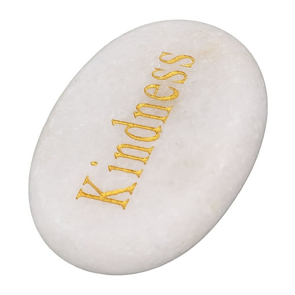 Inspirational Marble Stone Engraved, Elegant Encouragement Present Amulets Gift for Prayer Friends and Family Religious Home Decor