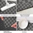 thumbnail image 3 of Gray and Black Checkerboard Pattern Kitchen Rug Mat,Kitchen Runner Rugs Non Skid Washable,Decorative Kitchen Floor Mats for Kitchen,Sink,Laundry,17"X47", 3 of 5