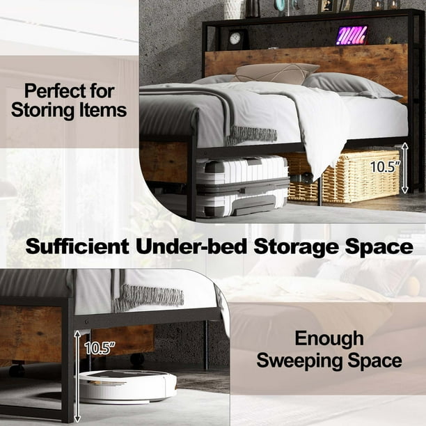 Industrial twin bed frame deals