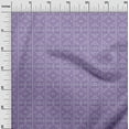 thumbnail image 3 of oneOone Cotton Silk Purple Fabric Geometric Quilting Supplies Print Sewing Fabric By The Yard 42 Inch Wide, 3 of 4
