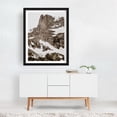 thumbnail image 2 of Fern Lake - Colorado Photography Mountain Landscape Nature Snow Wilderness Scenic Winter Black Framed Wall Art Print 12 x 16 inches, 2 of 3
