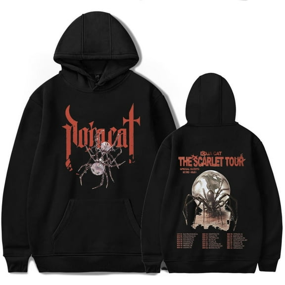Doja Cat The Scarlet Tour 2023 Merch Hoodie Sweatshirt New Logo Women/Men Pullovers Hooded Longsleeve