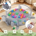 thumbnail image 4 of Babyeap Baby Play Gym Mat,Baby Play Activity Mat with 5 Detachable Toys and 30Ocean Ball,Newborn Infant Baby Essentials Gift,Gray, 4 of 7