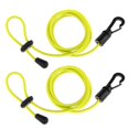 thumbnail image 1 of 2x Correa de remo elástica Clip Cordón Seguridad Tether f / Kayak Amarillo fluorescente Sharpla  Correa de remo para kayak y canoa, 1 of 8
